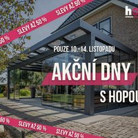 Akční dny s HOPOU - slevy až 50 %!