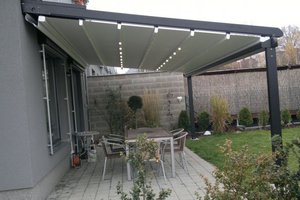 Luxusní pergola na terasu rodinného domu